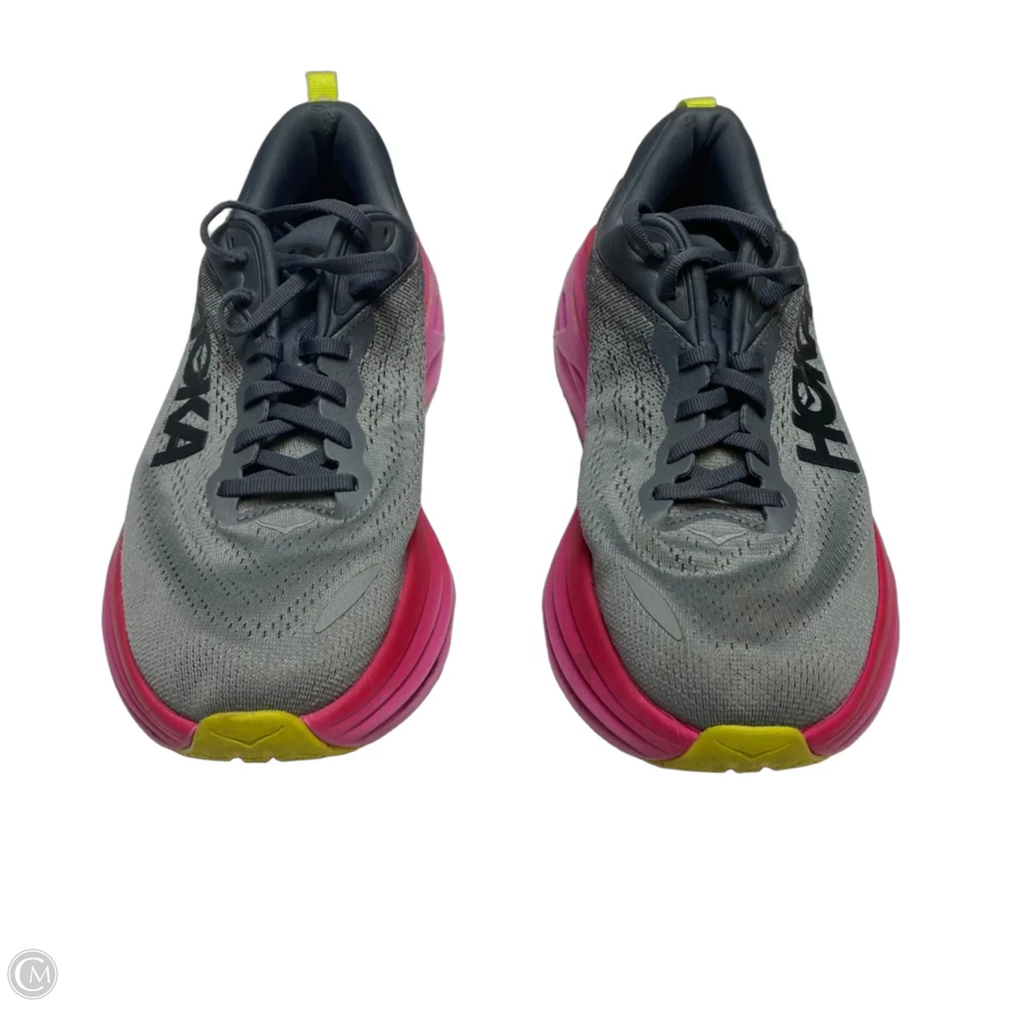 Shoes Athletic By Hoka In Grey & Pink, Size: 8