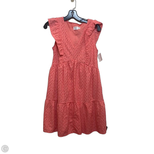 Dress Casual Short By Time And Tru In Orange, Size: Xs