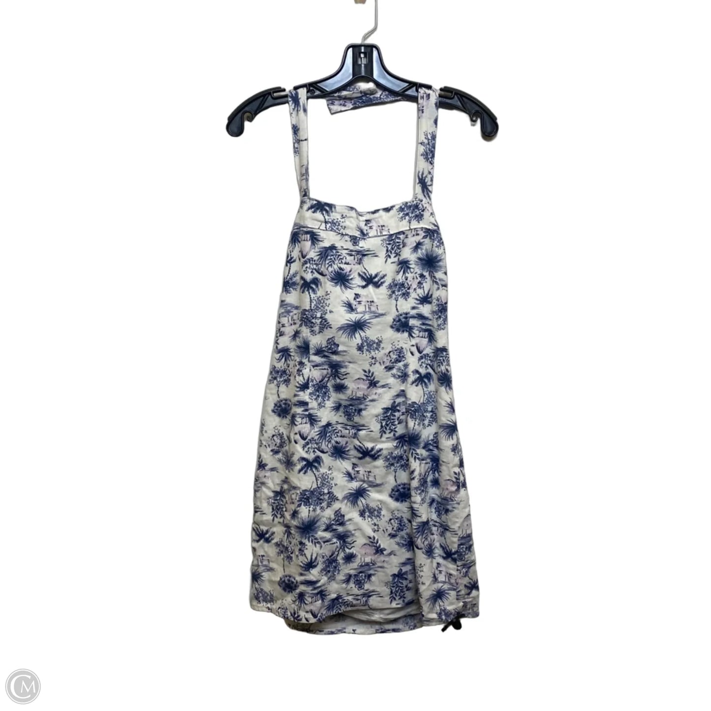 Dress Casual Short By Abercrombie And Fitch In Blue & White, Size: S