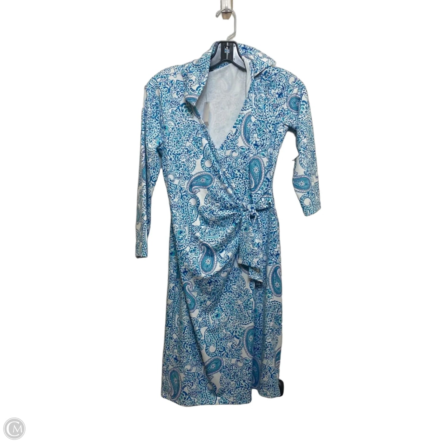 Dress Casual Short By Talbots In Blue & White, Size: Sp