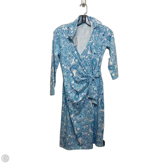 Dress Casual Short By Talbots In Blue & White, Size: Sp