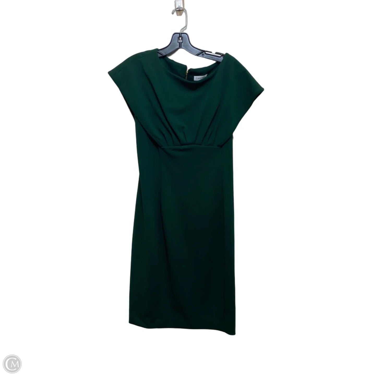 Dress Casual Midi By Calvin Klein In Green, Size: S