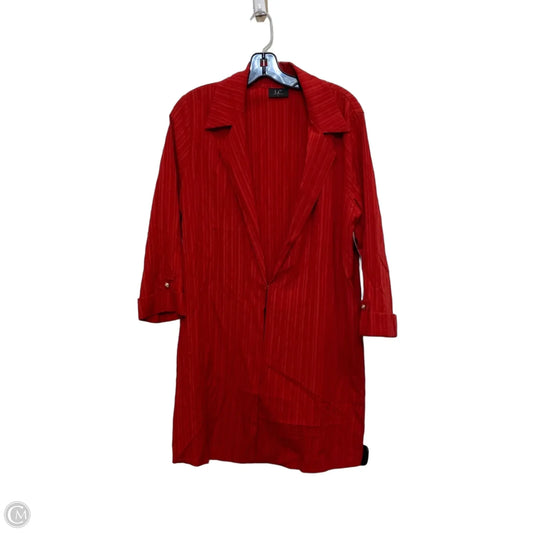 Top 3/4 Sleeve By Laura Cruz In Red, Size: L