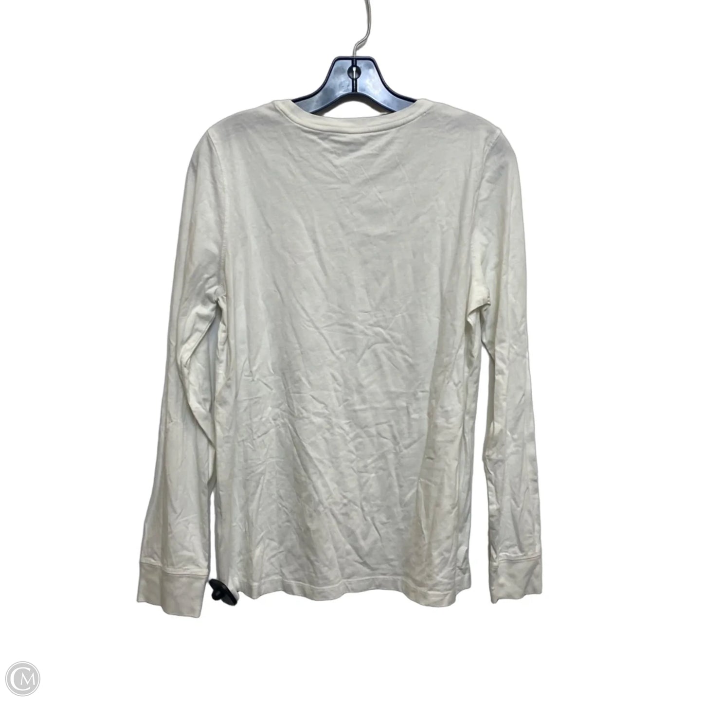 Top Long Sleeve Designer By Vineyard Vines In White, Size: M