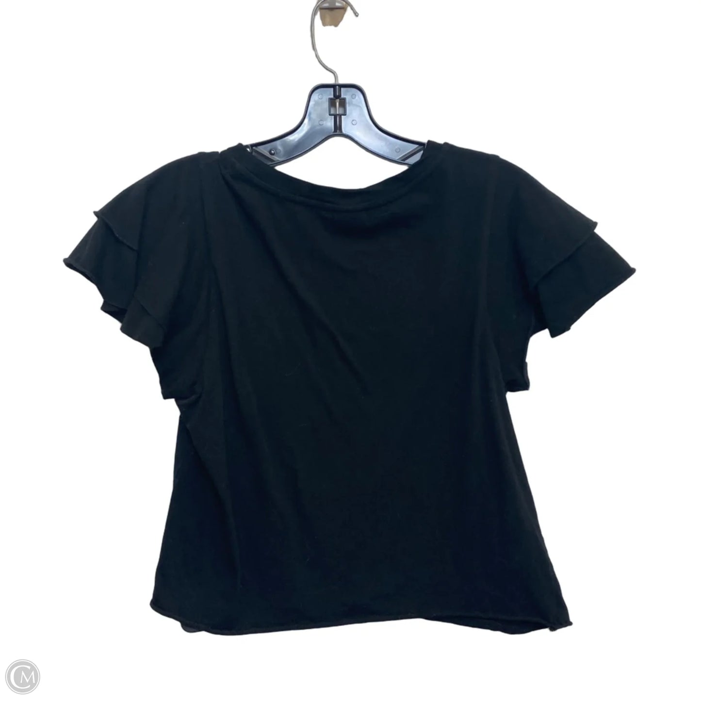 Top Short Sleeve Basic By Tresics In Black, Size: S
