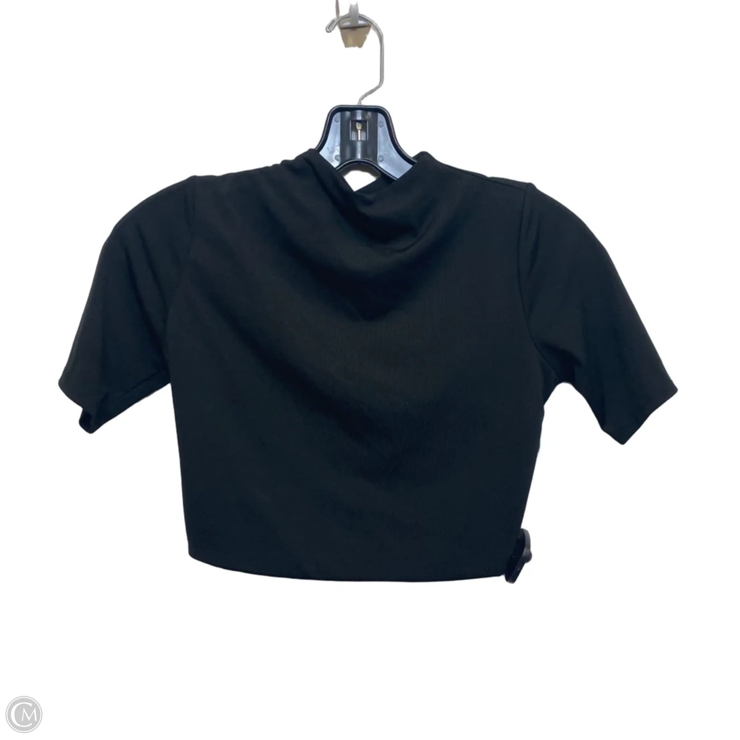 Top Short Sleeve By Nakedwardrobe In Black, Size: M