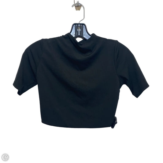 Top Short Sleeve By Nakedwardrobe In Black, Size: M