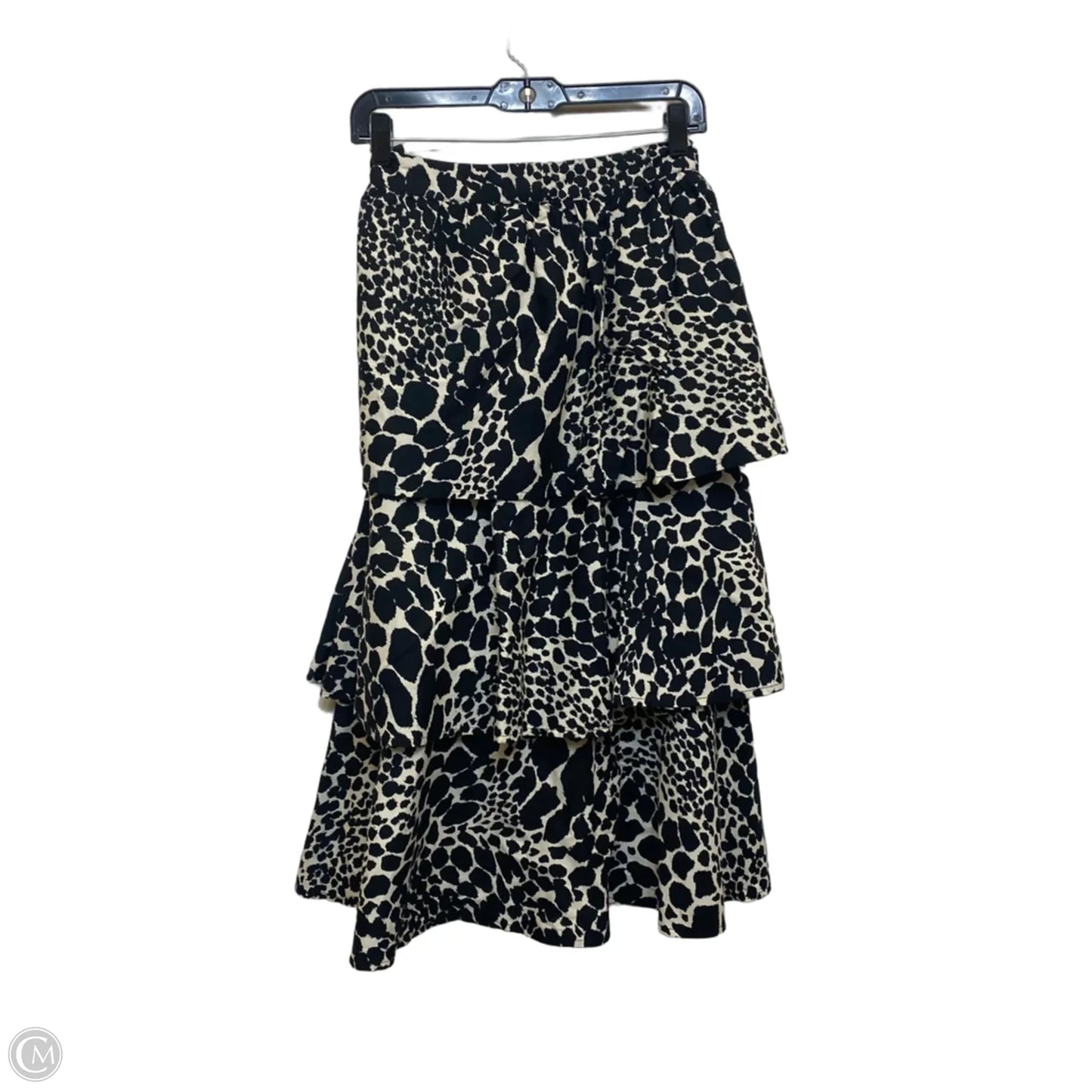 Skirt Maxi By Who What Wear In Black & Cream, Size: Xs