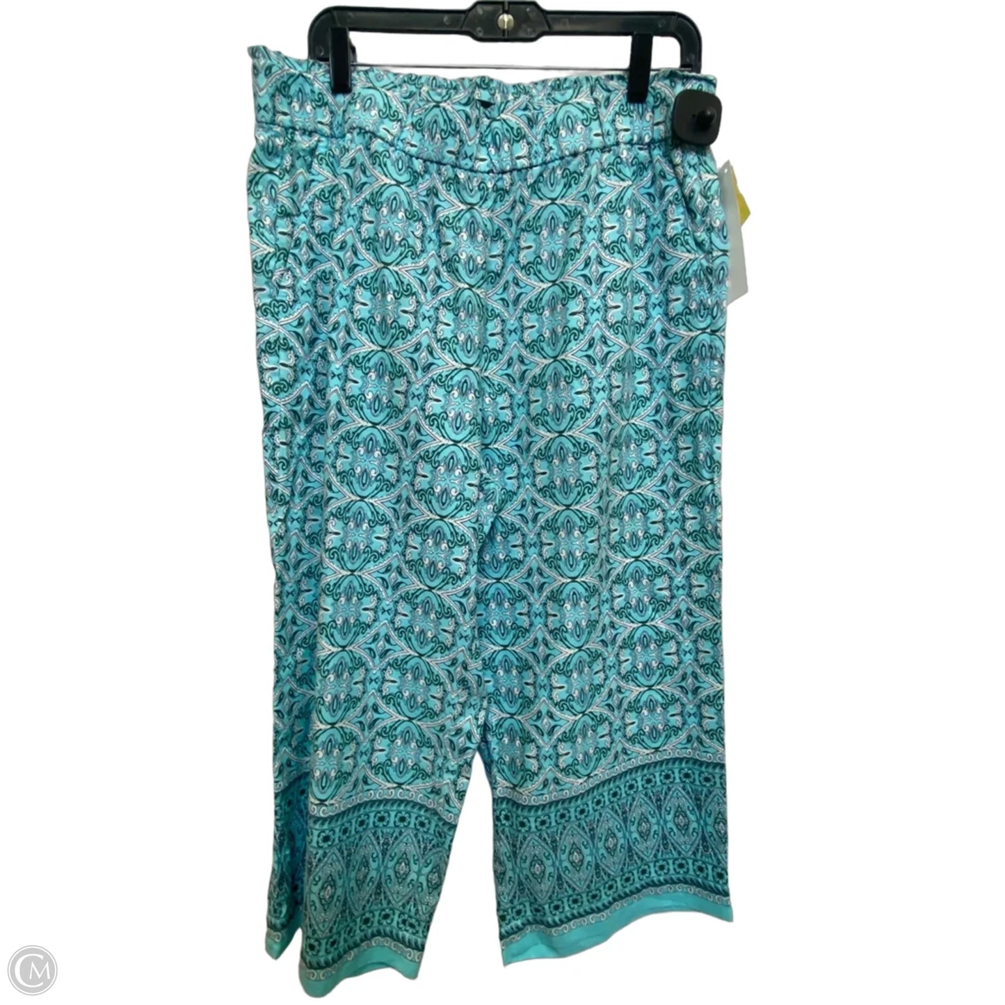 Pants Set 2pc By Talbots In Blue & White, Size: Lp