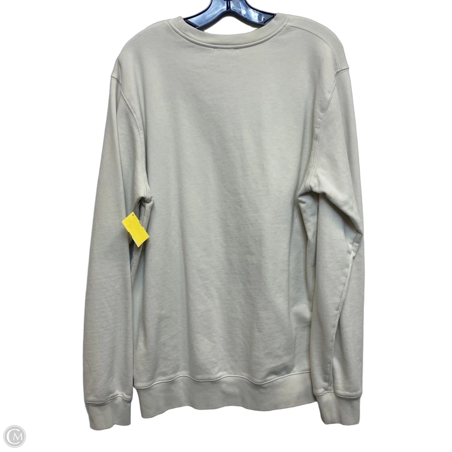 Sweatshirt Crewneck By Zutter In Cream, Size: L
