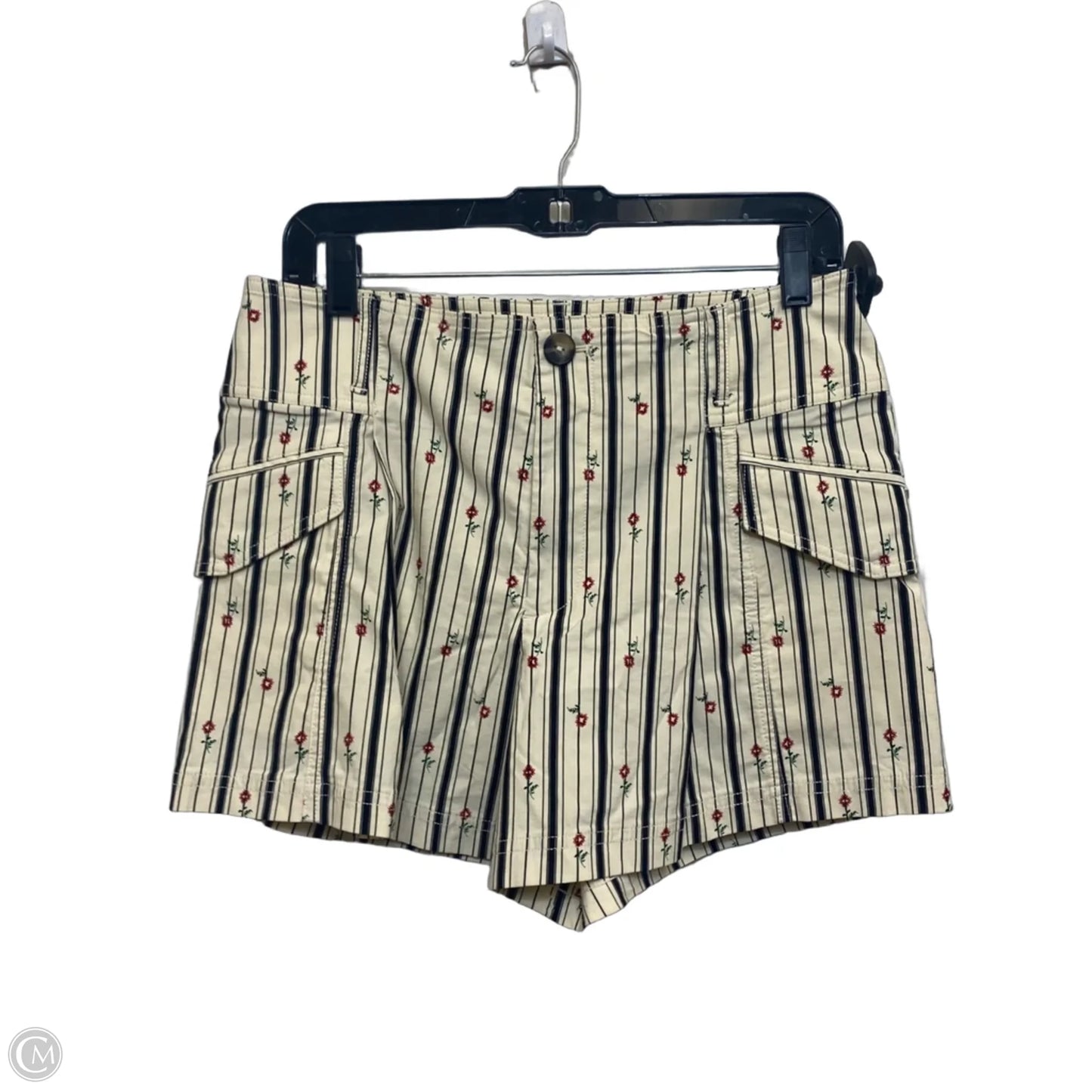 Shorts By Anthropologie In Black & Cream, Size: S