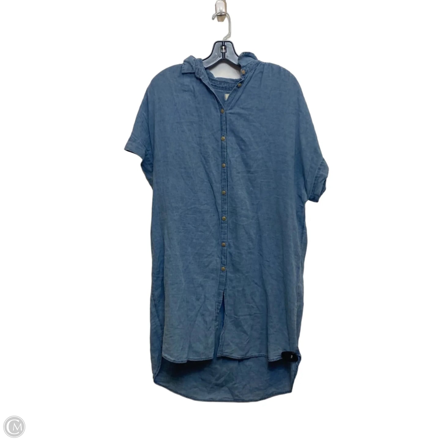 Dress Casual Short By Madewell In Blue Denim, Size: Xl