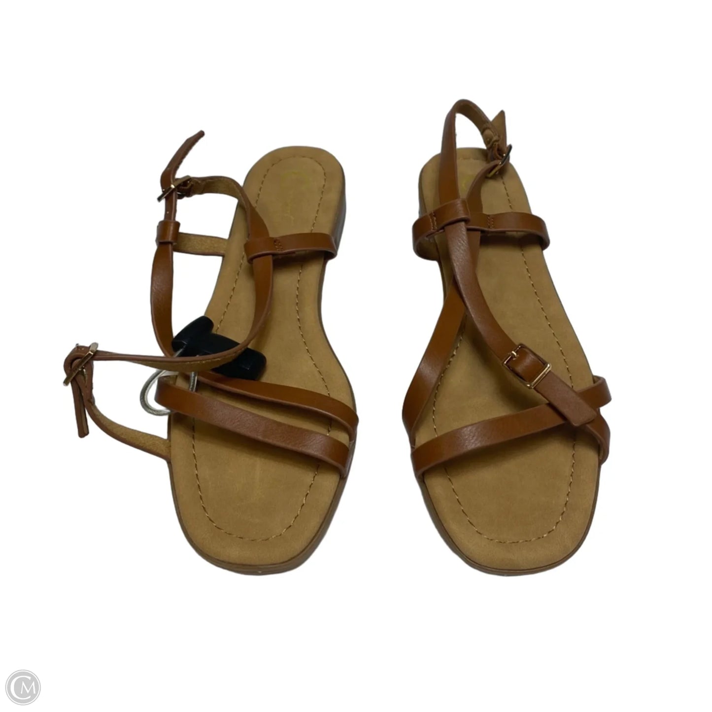 Sandals Flats By C Confort In Brown, Size: 7