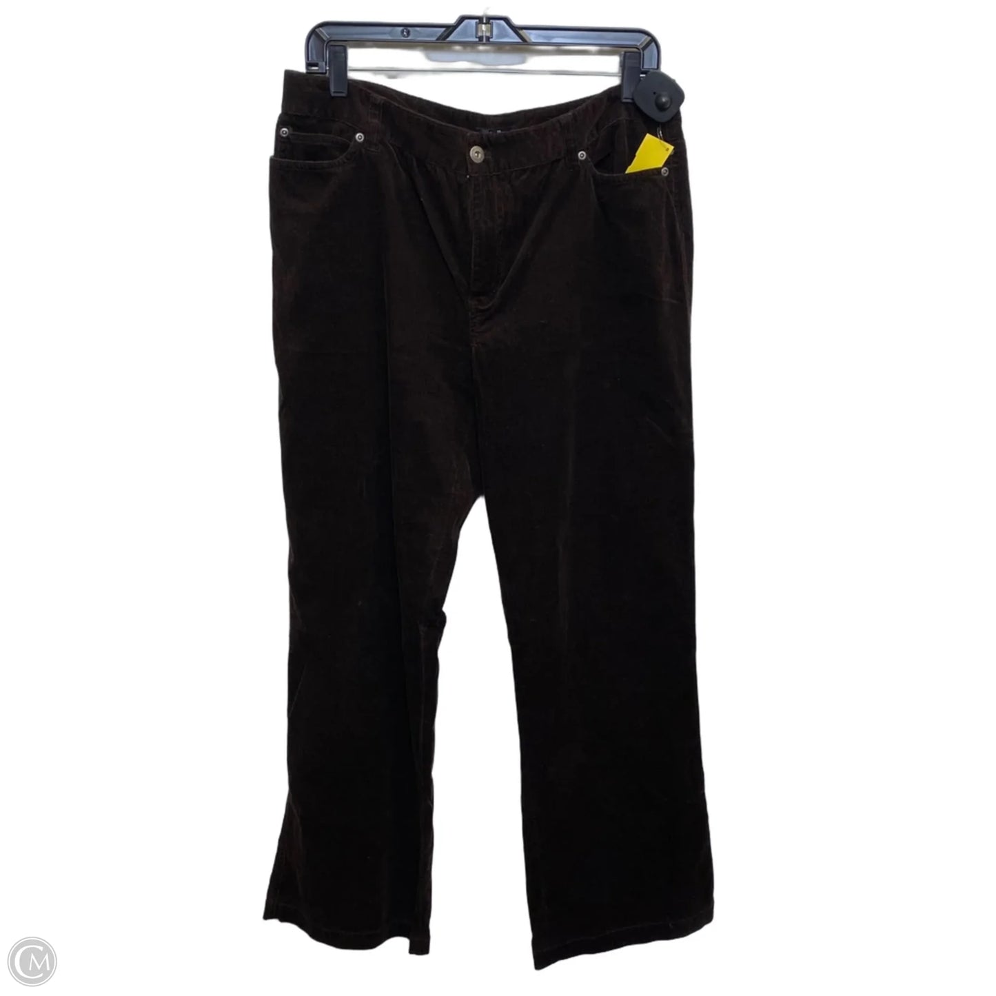 Pants Corduroy By Rafaella In Brown, Size: 12
