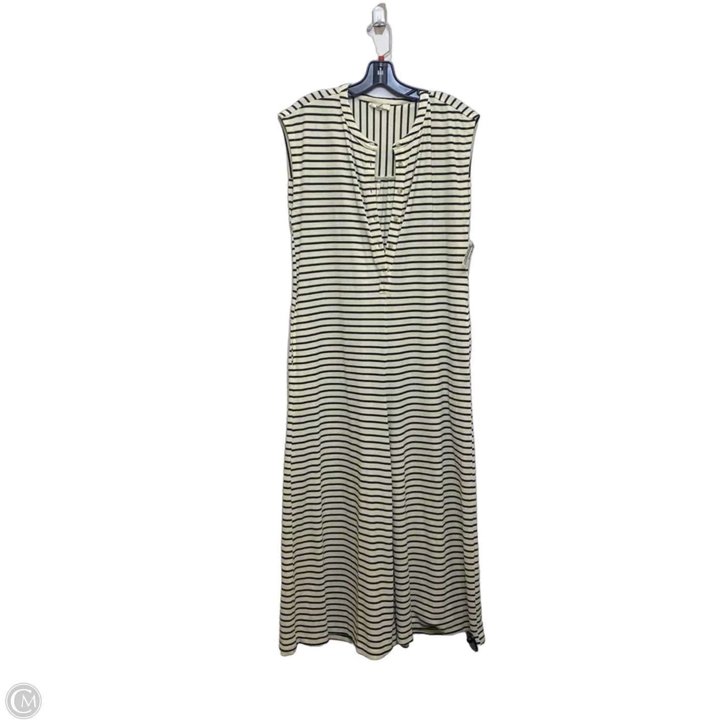 Jumpsuit By Entro In Black & Cream, Size: S