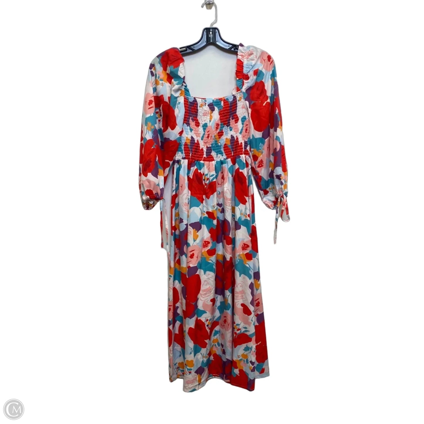 Dress Casual Maxi By Sunday Up In Blue & Red, Size: S