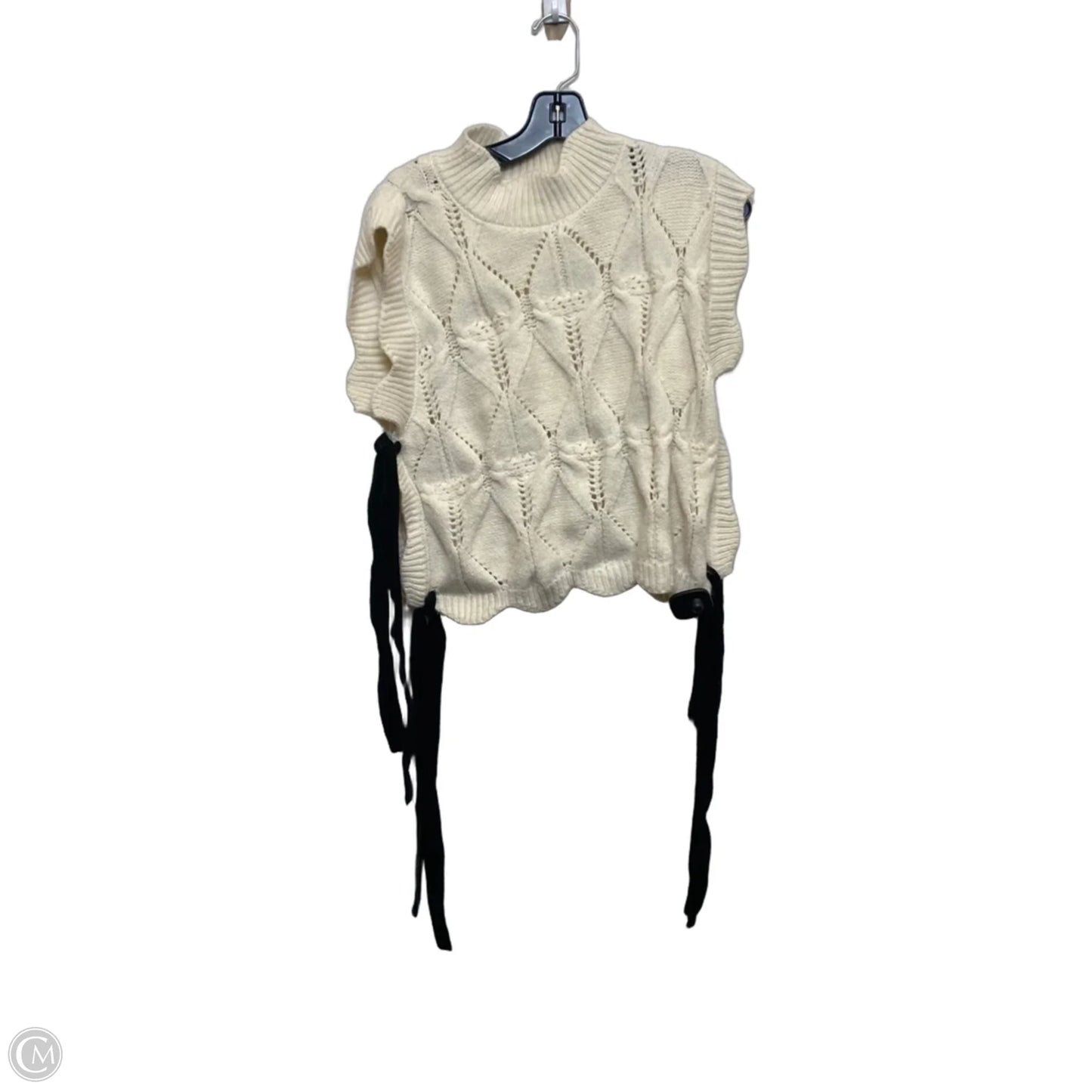 Top Sleeveless By Mable In Cream, Size: S