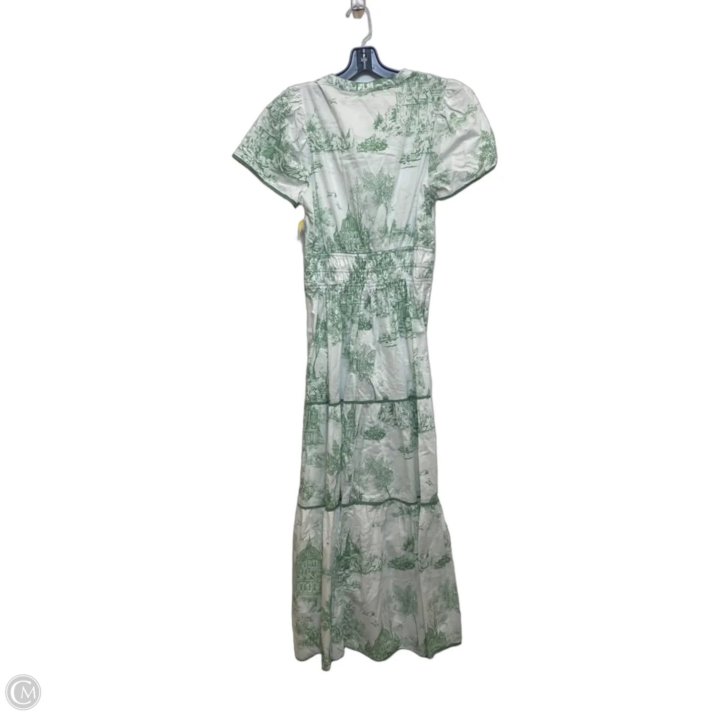 Dress Casual Maxi By Umgee In Green & White, Size: S