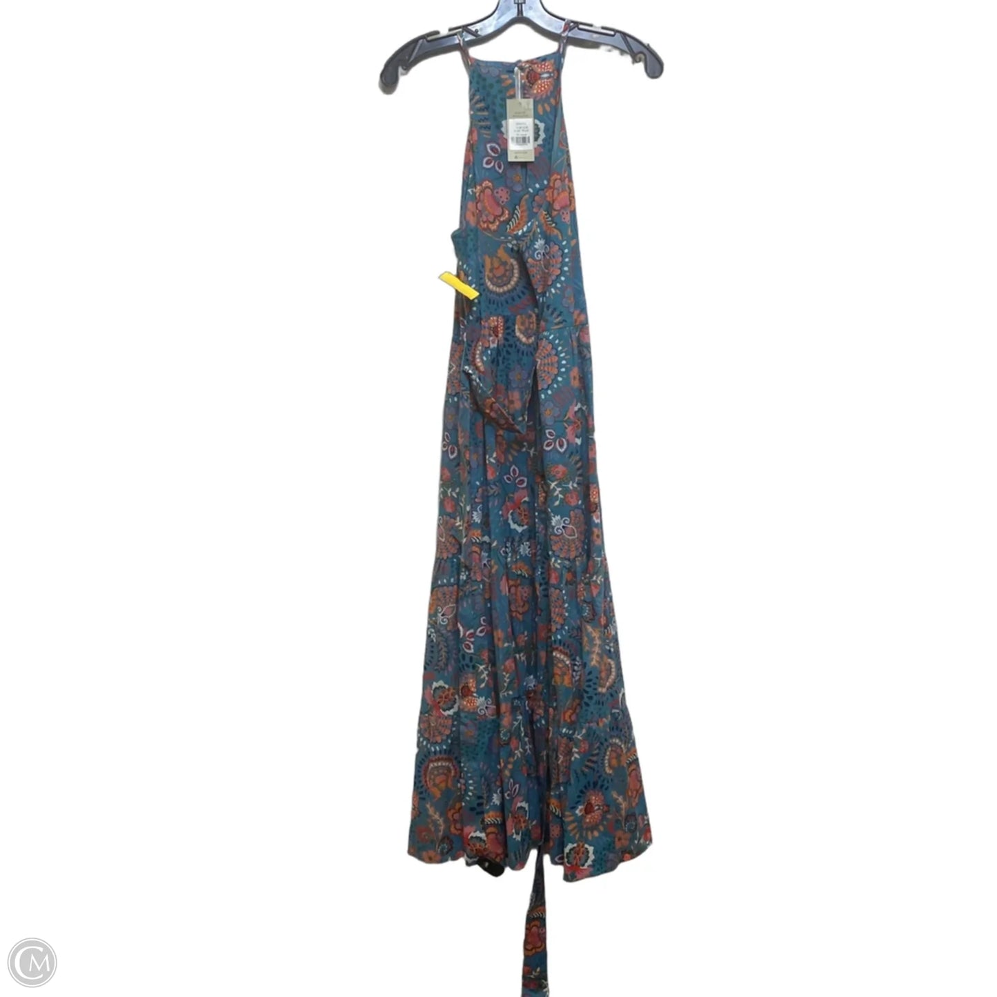 Dress Casual Maxi By Boden In Green & Orange, Size: L