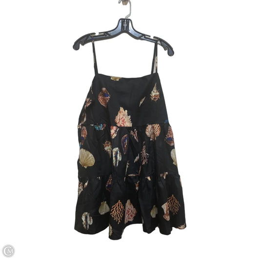 Dress Casual Short By Cmf In Black & Brown, Size: L