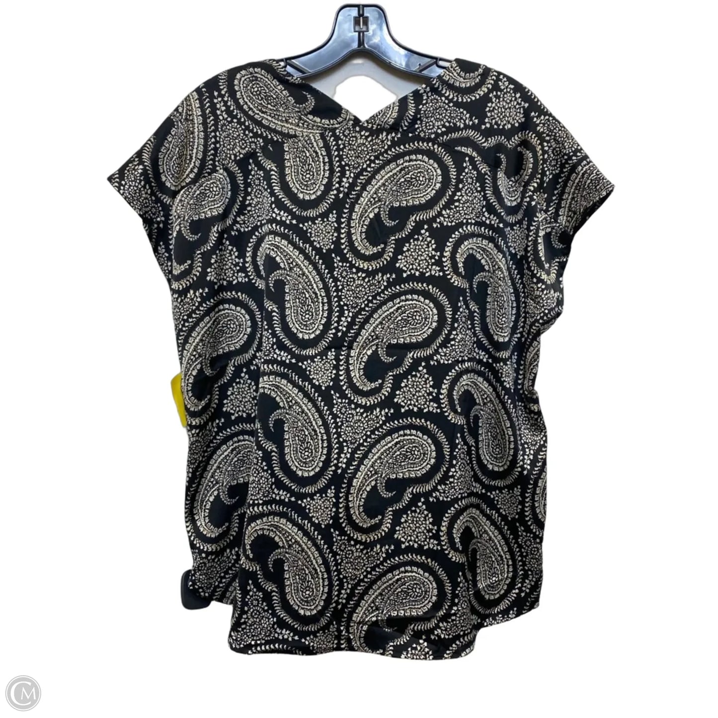 Top Sleeveless By Entro In Black & Cream, Size: Osfm