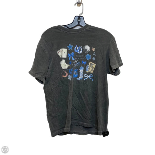 Top Short Sleeve Basic By Comfort Colors In Grey, Size: M