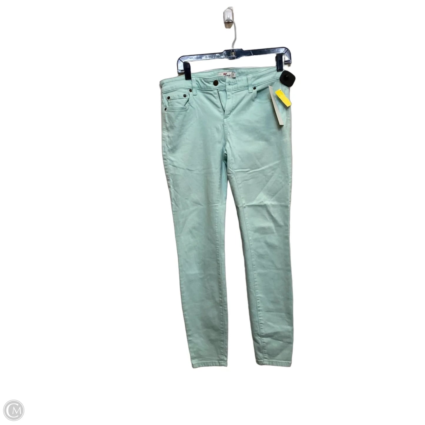 Jeans Designer By Vineyard Vines In Green Denim, Size: 6