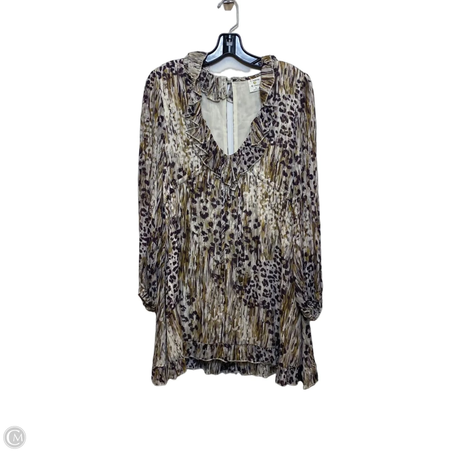 Dress Casual Short By Together In Purple & White, Size: S