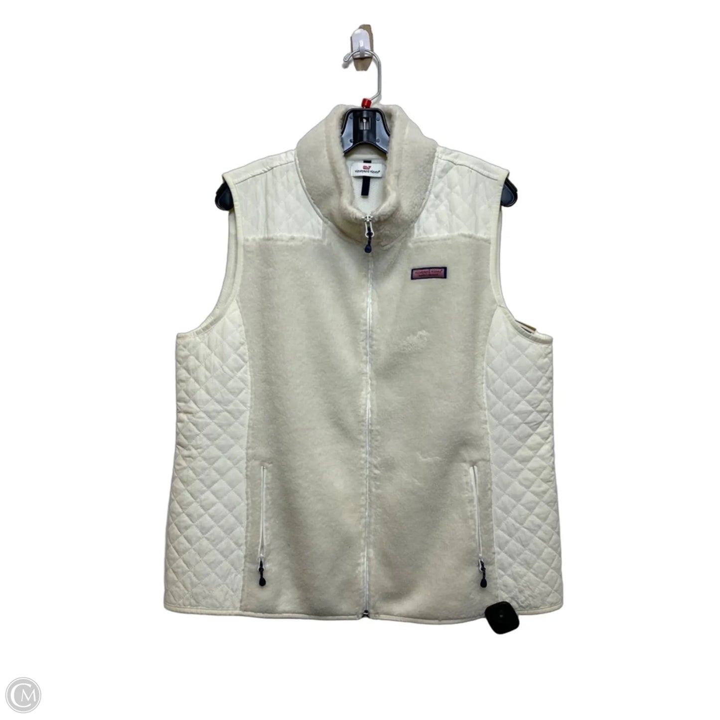 Vest Designer By Vineyard Vines In Cream, Size: Xl