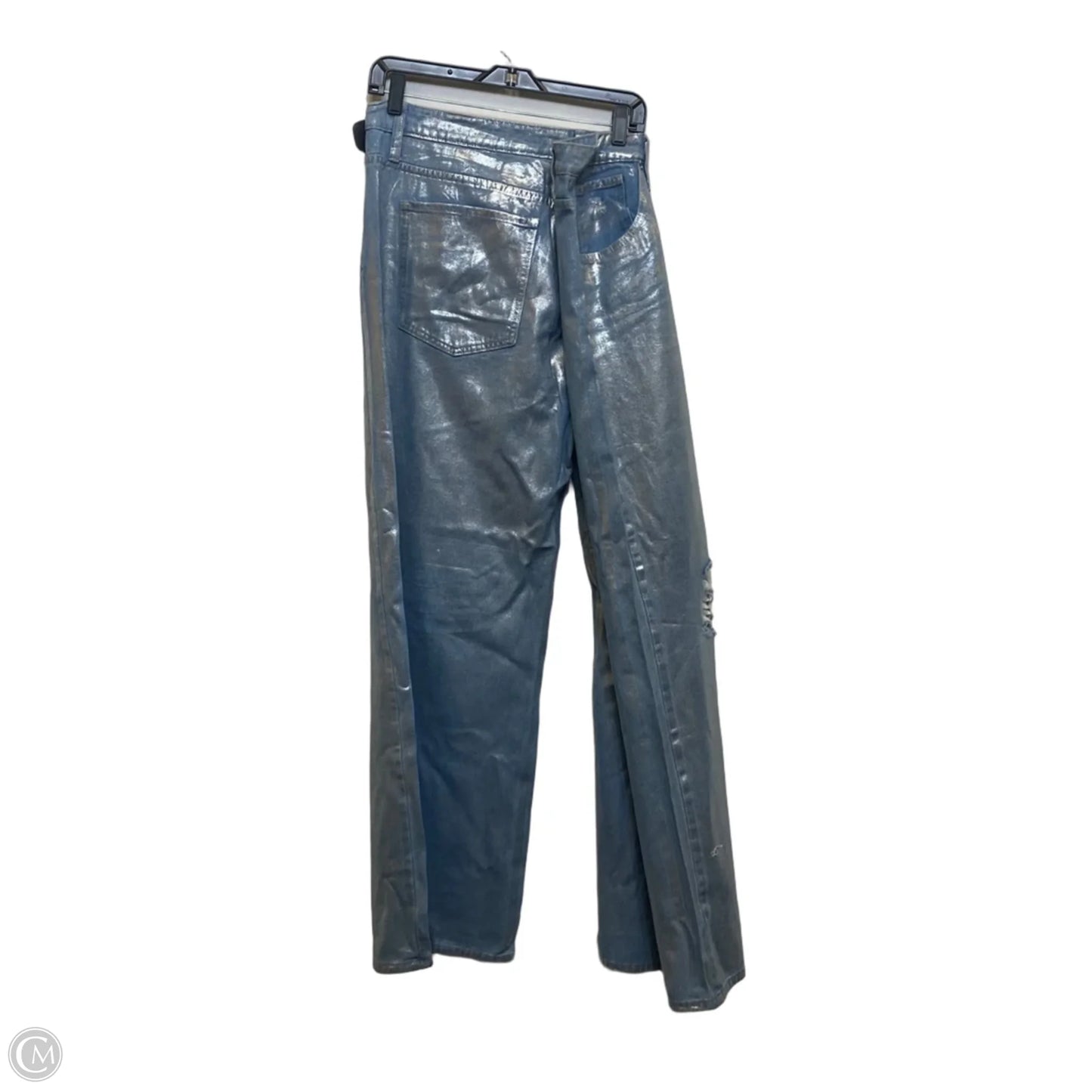 Jeans Wide Leg By Fashion Nova In Blue Denim, Size: 18