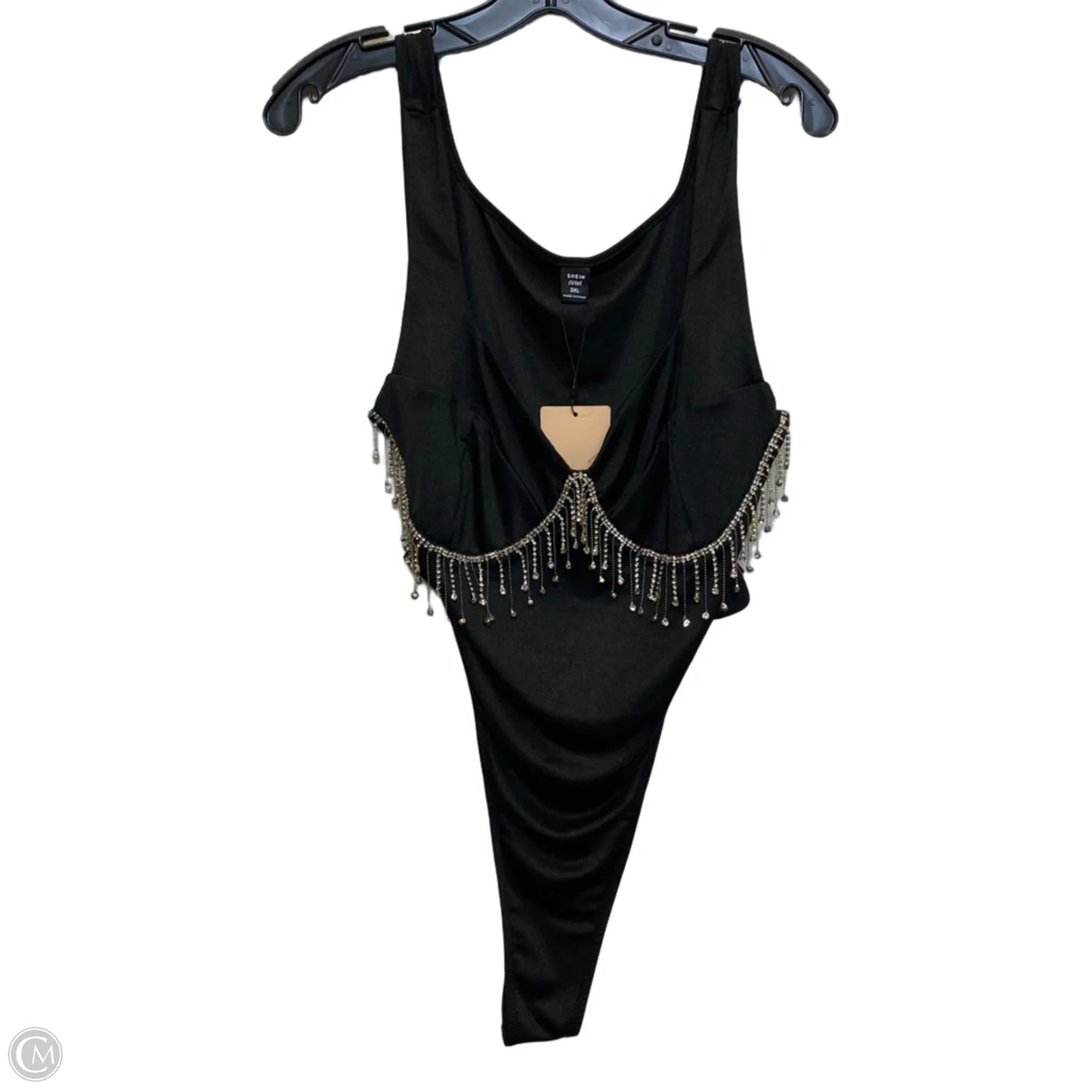 Bodysuit By Shein In Black, Size: 3x