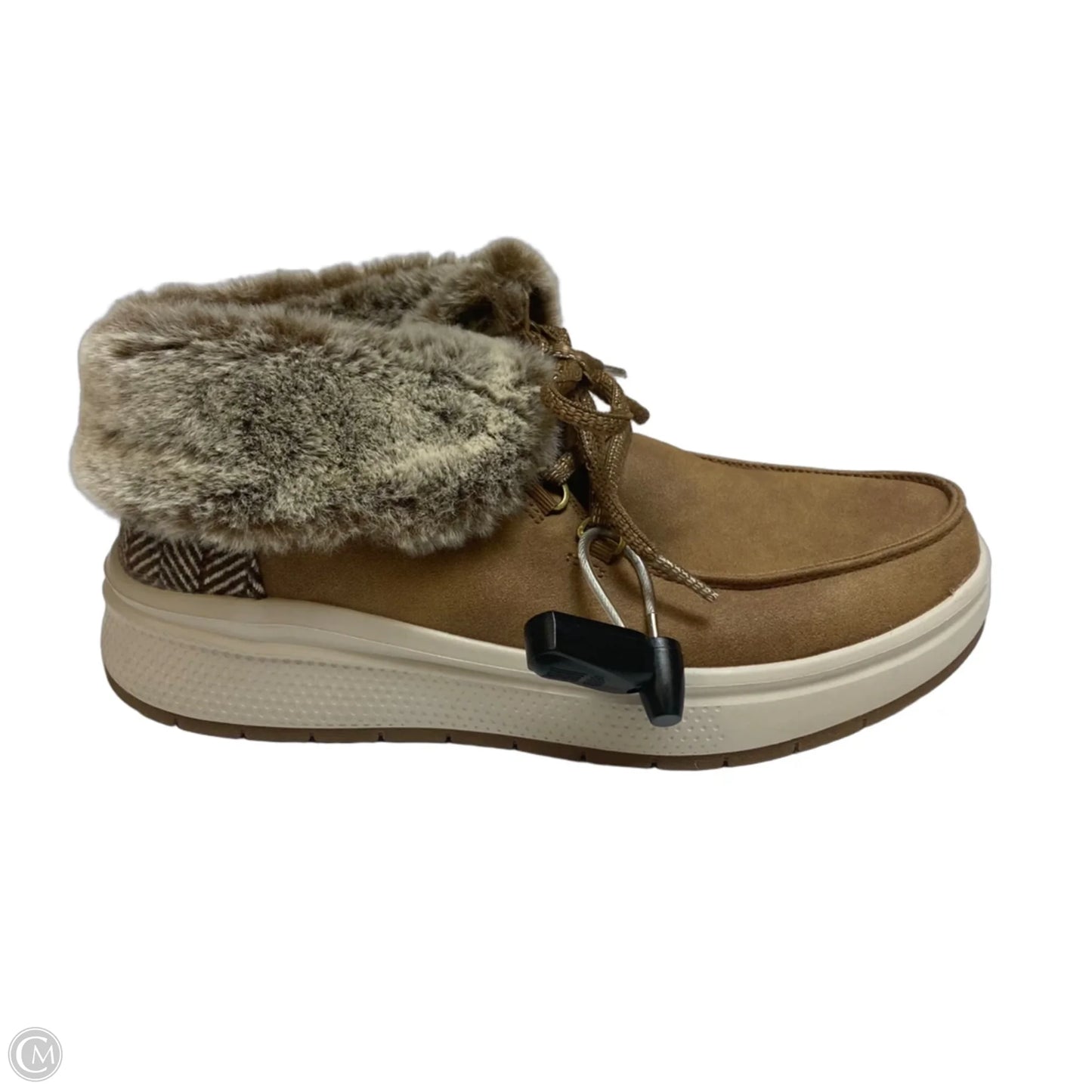 Boots Ankle Flats By Bobs In Tan, Size: 7