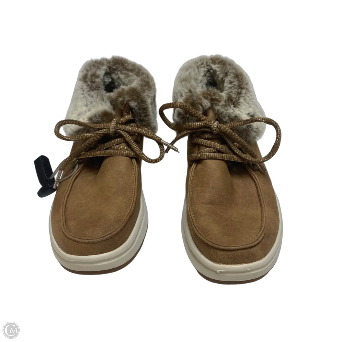Boots Ankle Flats By Bobs In Tan, Size: 7