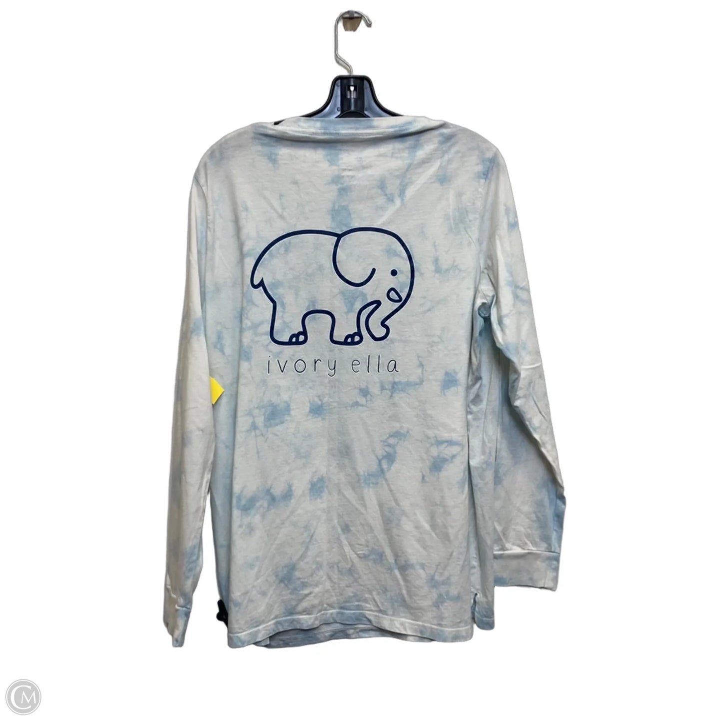 Top Long Sleeve By Ivory Ella In Blue, Size: Xl