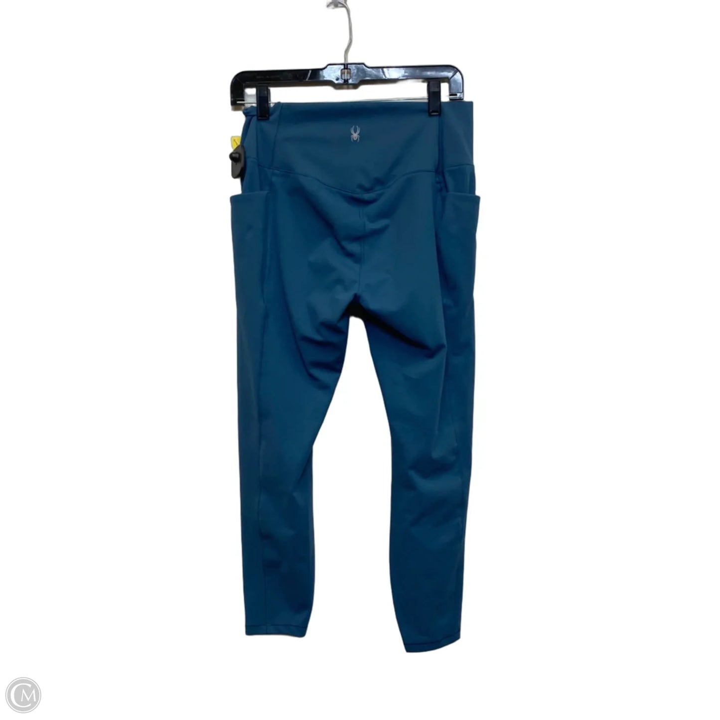 Athletic Leggings By Spyder In Blue, Size: L