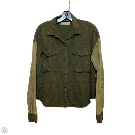Top Long Sleeve By We The Free In Green, Size: S