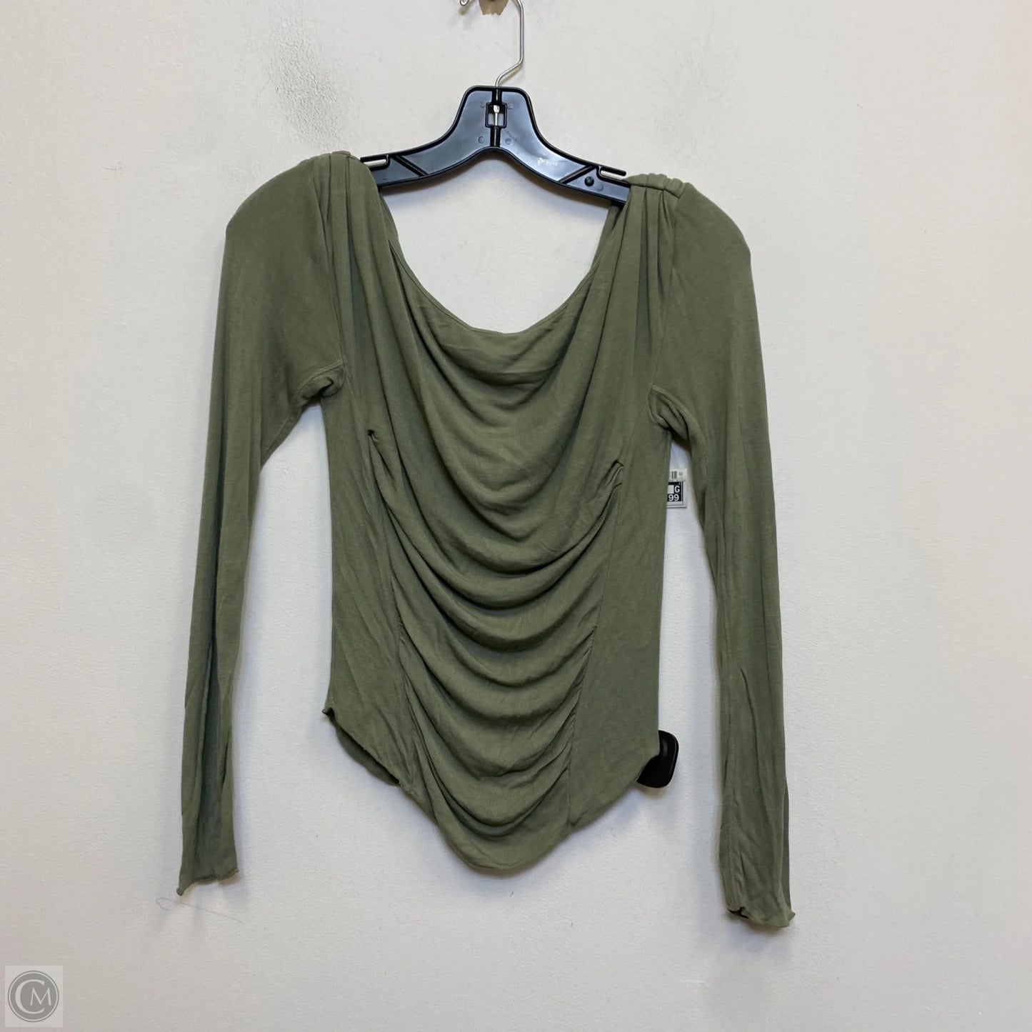 Top Long Sleeve By Free People In Green, Size: Xs