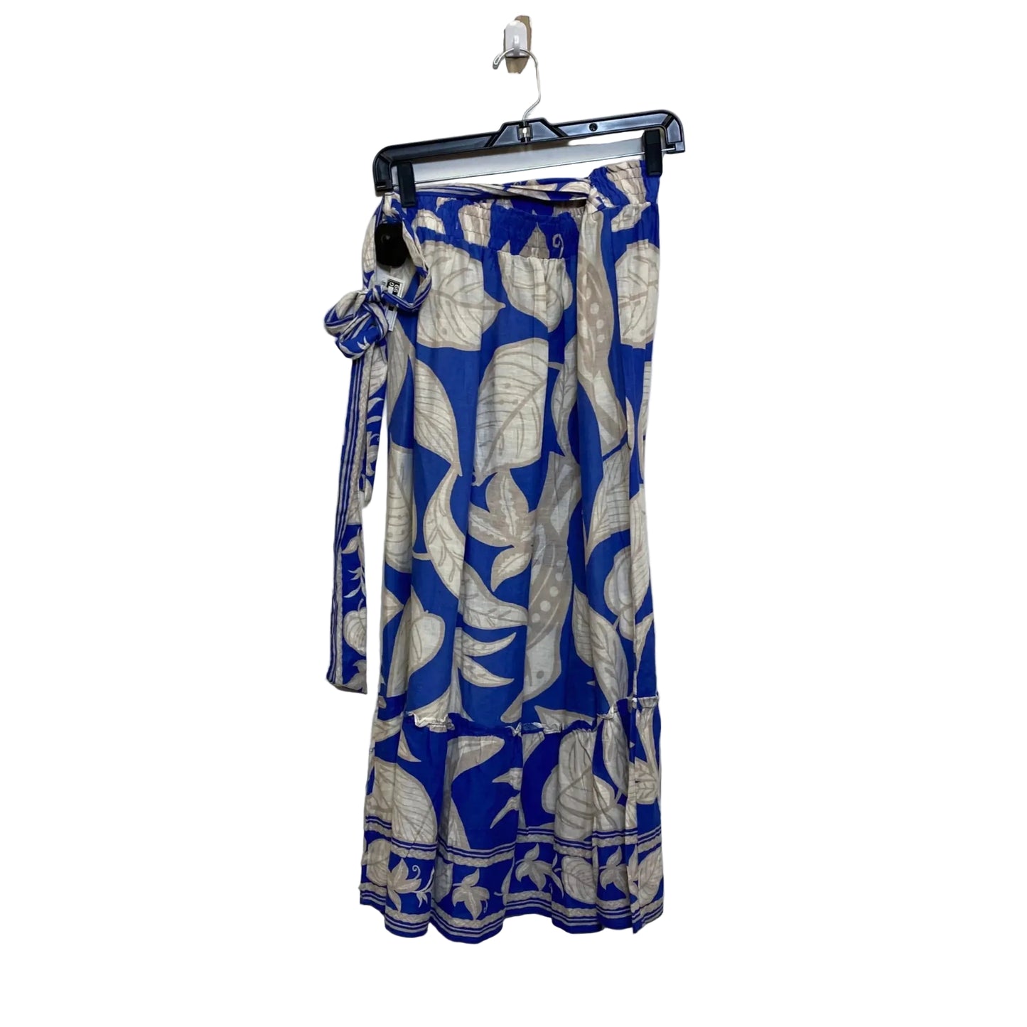 Skirt Maxi By Rachel Zoe In Blue & Cream, Size: L