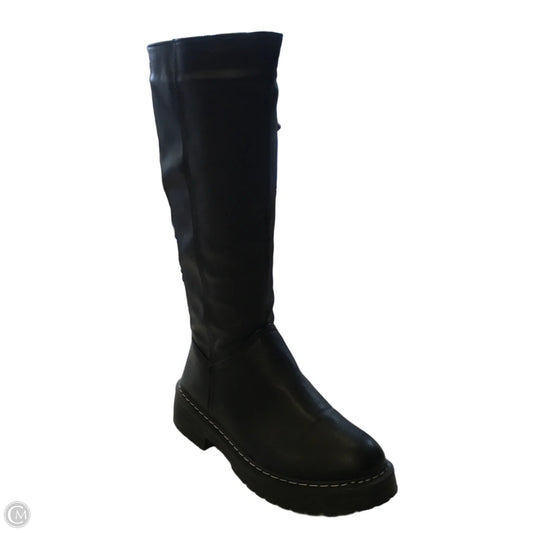 Boots Knee Flats By Sugar In Black, Size: 8.5