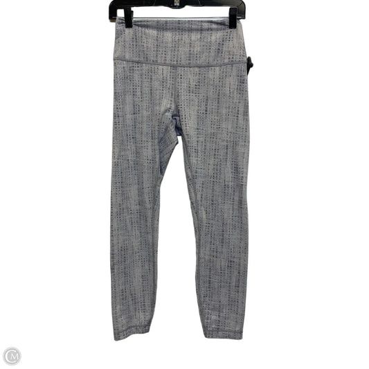 Athletic Leggings Designer By Lululemon In Grey, Size: S