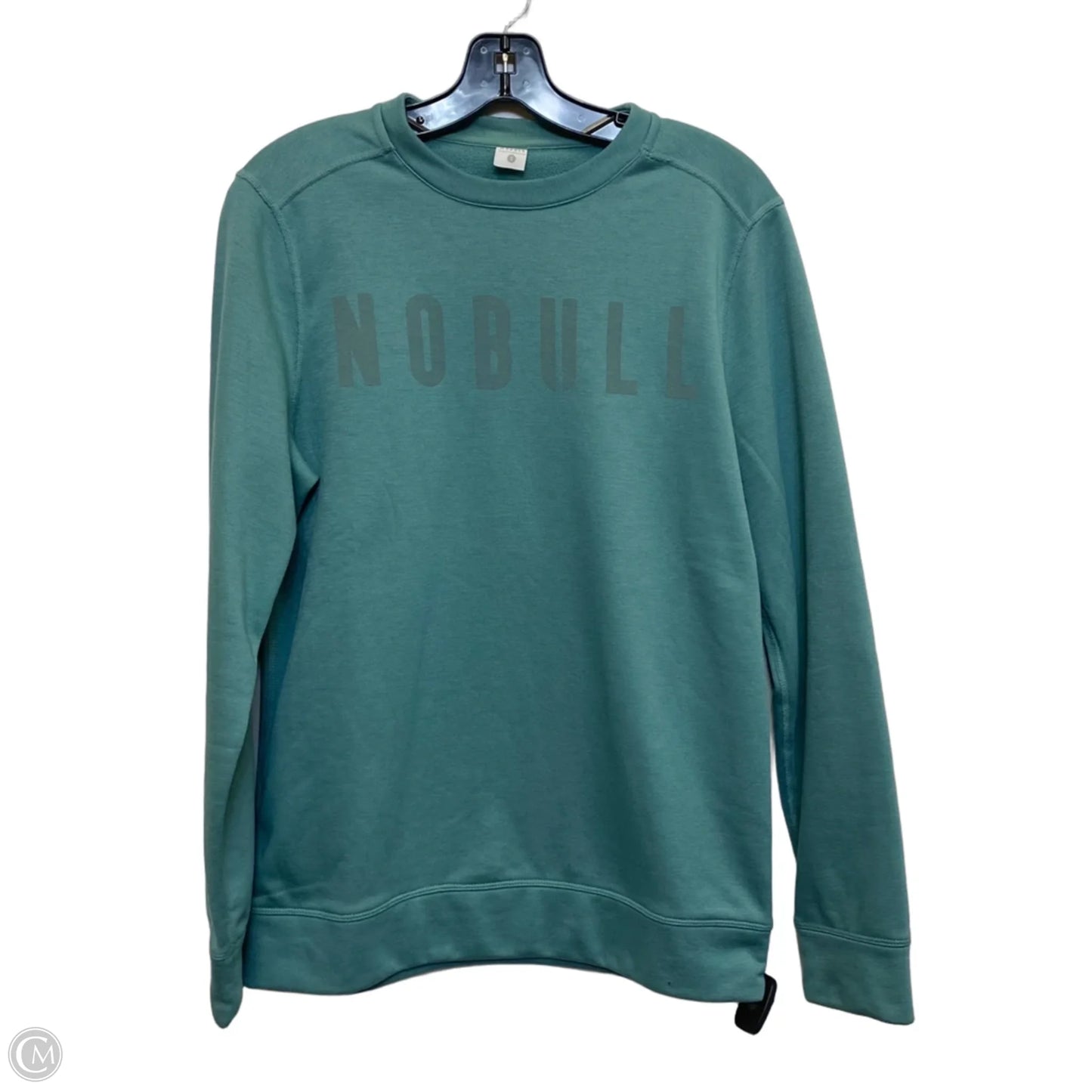 Athletic Sweatshirt Crewneck By Nobull In Green, Size: S