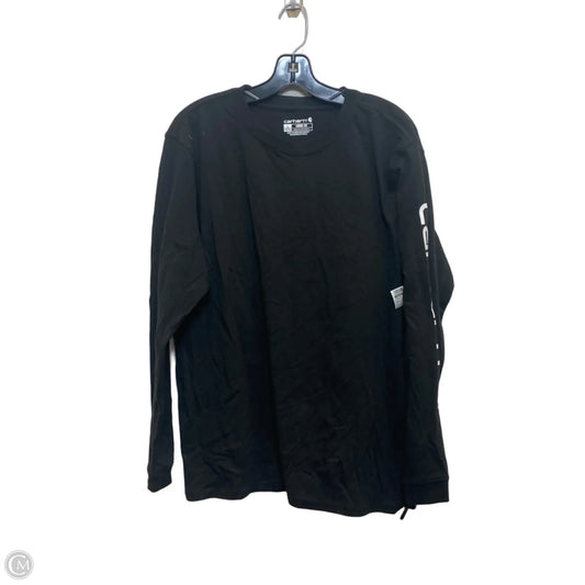 Top Long Sleeve By Carhartt In Black, Size: L