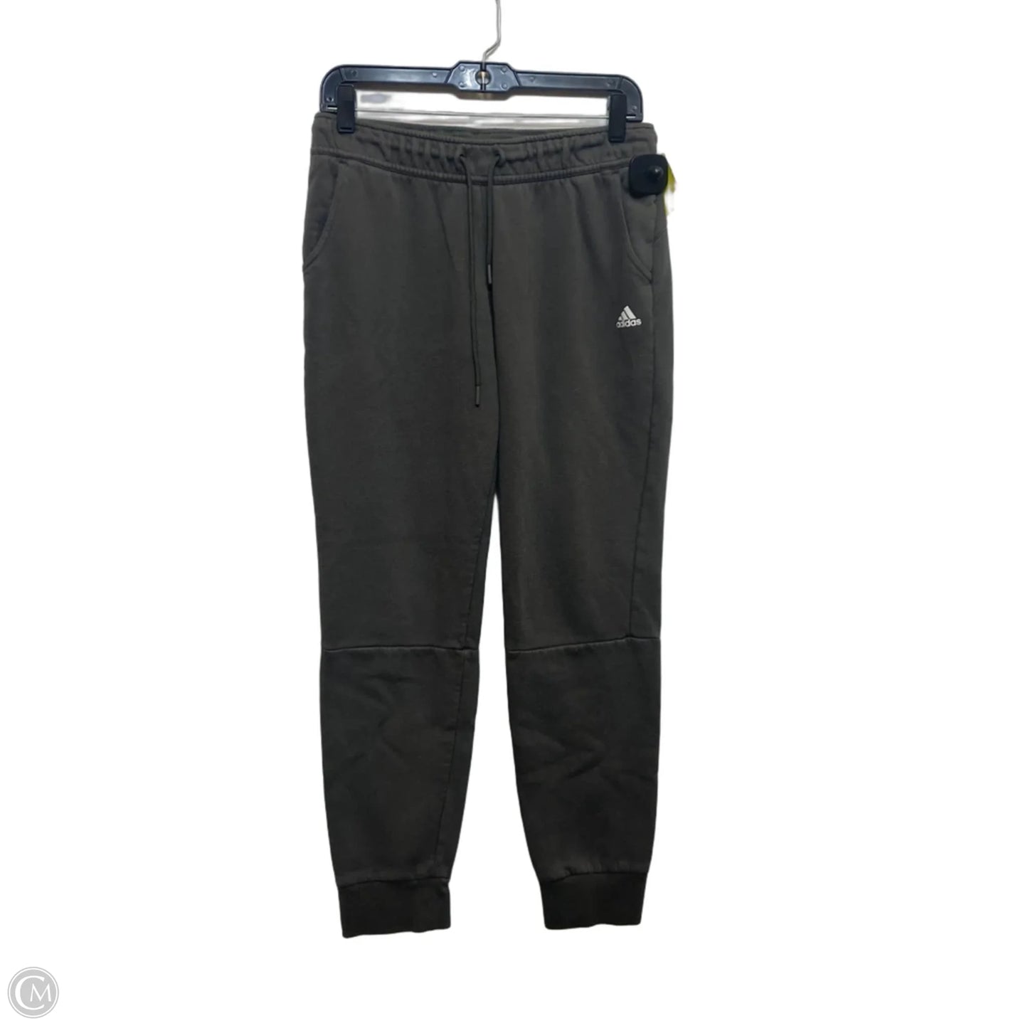 Athletic Pants By Adidas In Grey, Size: M