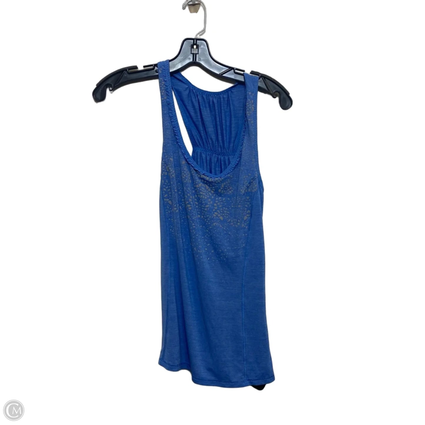 Athletic Tank Top Designer By Lululemon In Blue, Size: Xs