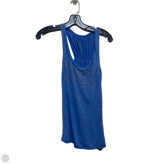 Athletic Tank Top Designer By Lululemon In Blue, Size: Xs