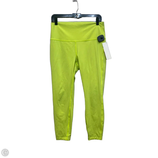 Athletic Leggings Designer By Lululemon In Green, Size: 10