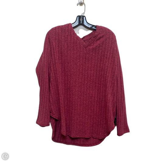 Top Long Sleeve By Cmf In Pink, Size: 3x