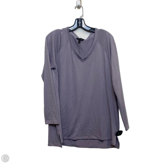 Top Long Sleeve By Banana Republic In Purple, Size: L