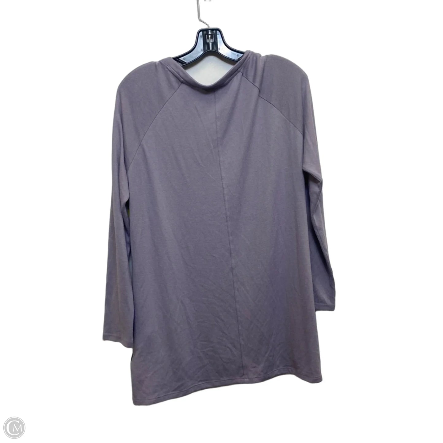 Top Long Sleeve By Banana Republic In Purple, Size: L