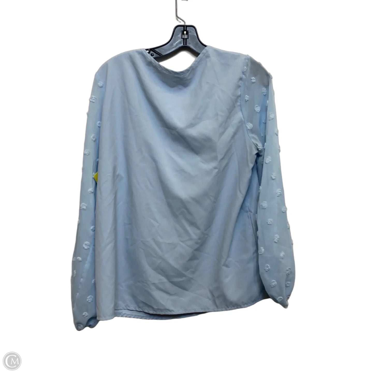Top Long Sleeve By Shein In Blue, Size: L